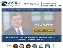 Tablet Screenshot of denverlawfirm.com